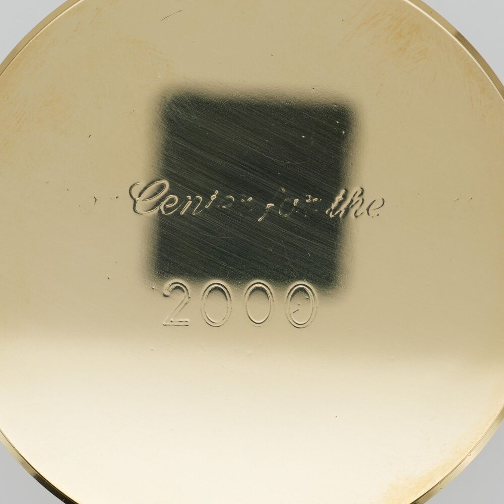 Tiffany & Co Swiss Made Brass Travel Alarm Clock Gold Tone Working (monogrammed) - Picture 3 of 10